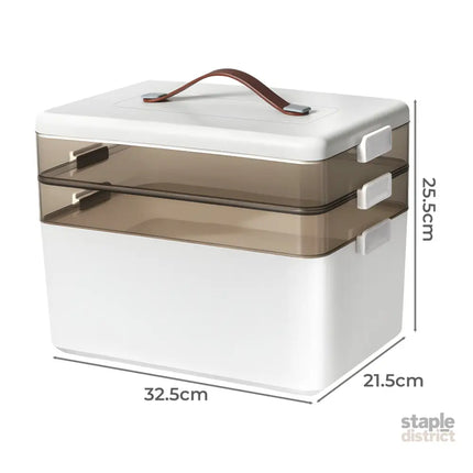 Levede Medical Storage Box Three Layer Medicine Case-2050056827550437377