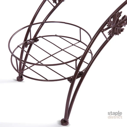 Levede Plant Stand Outdoor Indoor Metal Bronze-2018816651222454278
