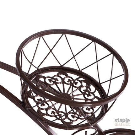 Levede Plant Stand Outdoor Indoor Metal Bronze-2006732950246395908