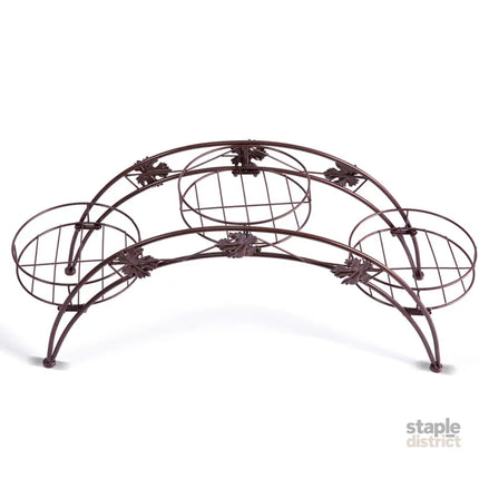Levede Plant Stand Outdoor Indoor Metal Bronze-2018816651222454273