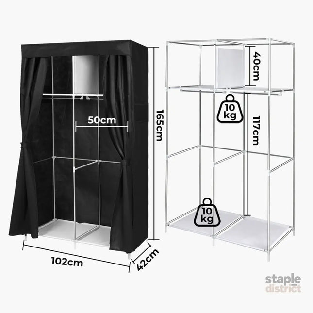 Levede Portable Closet Wardrobe Organizers 102CM-2018816667961921538