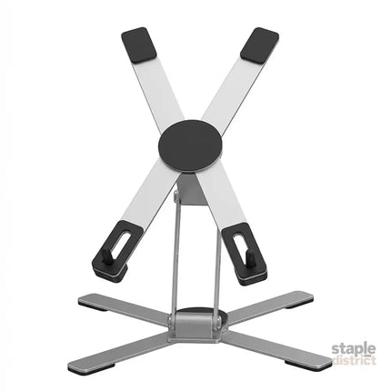 Levede Portable Laptop Stand 360 Rotating Bracket Foldable Aluminum Desk Riser-2050056791982739457