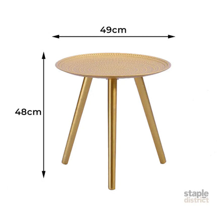 Levede Side Table Coffee Bedside End Golden-2006733257881817090