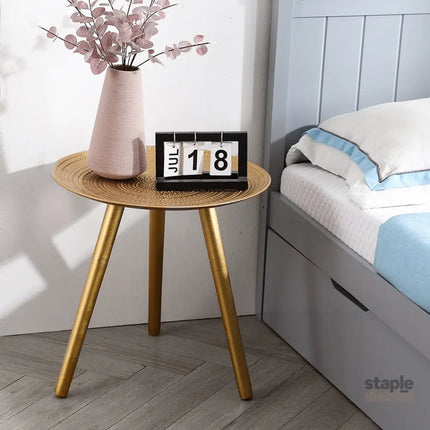 Levede Side Table Coffee Bedside End Golden-2006733257881817094
