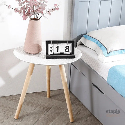Levede Side Table Coffee Bedside End White-2006733258066366470