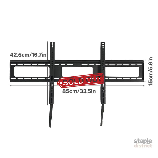 Levede TV Wall Bracket Slim 32-85 In Flat LED LCD OLED Plasma VESA 800x400-2050056791085158402