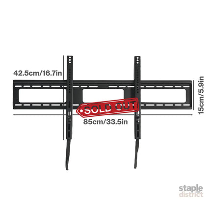Levede TV Wall Bracket Slim 32-85 In Flat LED LCD OLED Plasma VESA 800x400-2050056791085158402