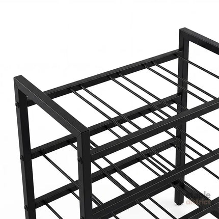 Levede Wine Rack 16 Bottle 4-Tier Metal Display Storage Organizer Adjustable Bar-2061251872504811524