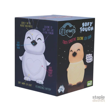 Lil' Dreamers Penguin Soft touch LED Light-2029387216731639810