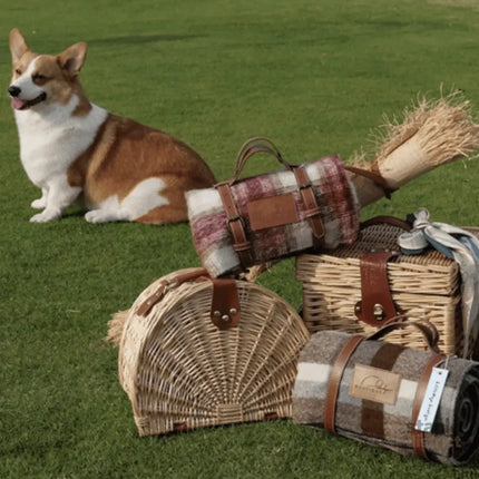 Little Dayz Boutique British Plaid Style Picnic Mat Medium 150*100 Red-2006733460668026883