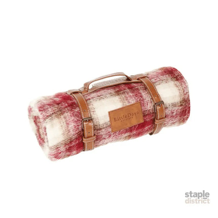 Little Dayz Boutique British Plaid Style Picnic Mat Medium 150*100 Red-2006733460668026880