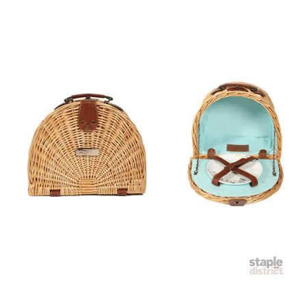 Little Dayz Boutique  Semi Round Picnic Basket-2006733434642370561