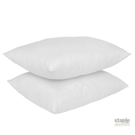 Luxury - Bamboo Quilted Pillow - Twin Pack-1951134817303269377