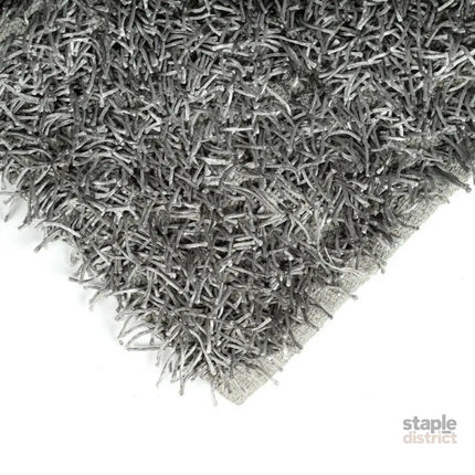 Luxury High Pile Soft Non Slip Bathmat 50 x 80cm (Silver) - Furniture > Bathroom > Bathtubs