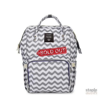 Luxury Multifunctional Diaper Nappy Backpack Maternity Mummy Changing Bag - Dark Gray - Baby & Kids > Strollers >