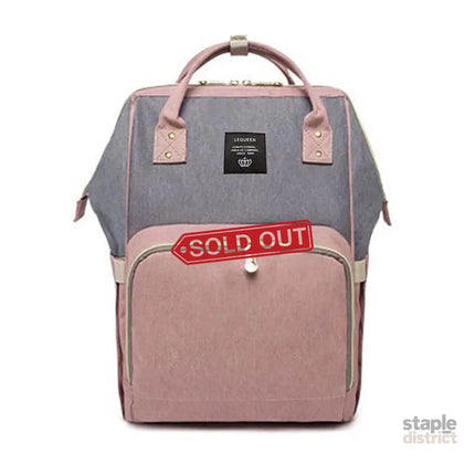 Luxury Multifunctional Diaper Nappy Backpack Maternity Mummy Changing Bag - Navy - Baby & Kids > Strollers > Stroller &