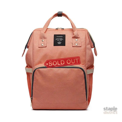 Luxury Multifunctional Diaper Nappy Backpack Maternity Mummy Changing Bag - Purple - Baby & Kids > Strollers > Stroller