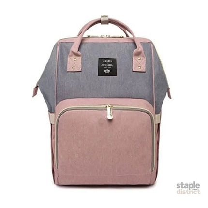 Luxury Multifunctional Diaper Nappy Backpack Maternity Mummy Changing Bag - Wavy Grain - Baby & Kids > Strollers >