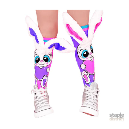 MADMIA Funny Bunny Socks With Ears Toddler Ages 3 - 5-2006733342799695872
