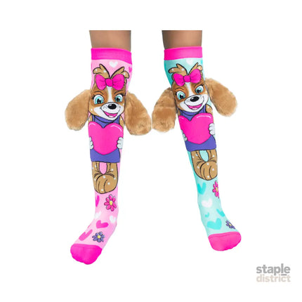 MADMIA Puppy Love Socks With Ears Kids & Adults Age 6 - 99-2006733342967468032