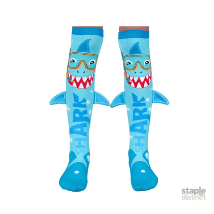 MADMIA Shark Socks With Spikes Kids & Adults Age 6 - 99-2006733343273652224