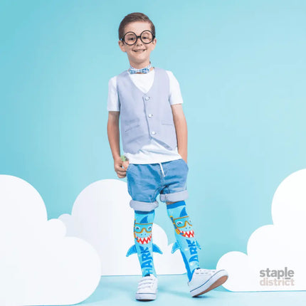 MADMIA Shark Socks With Spikes Kids & Adults Age 6 - 99-2006733343273652227