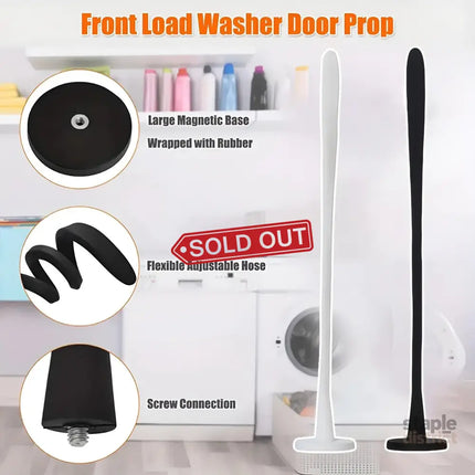 Magnetic Washer Door Holder Front Load Washing Machine Magnetic Door Prop - Black - Appliances > Washers Dryers & Irons