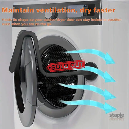 Magnetic Washer Door Holder Front Load Washing Machine Magnetic Door Prop - White - Appliances > Washers Dryers & Irons