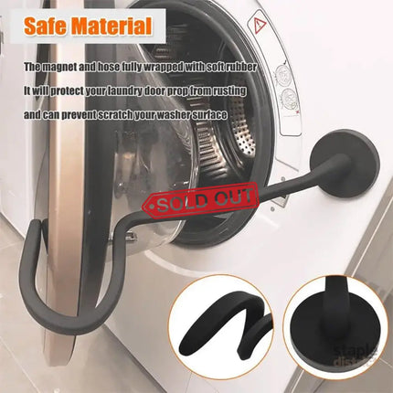 Magnetic Washer Door Holder Front Load Washing Machine Magnetic Door Prop - White - Appliances > Washers Dryers & Irons