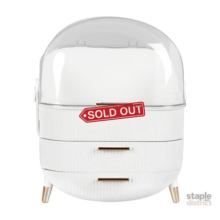 Makeup Organizer Case Drawer Portable White-2006733282275889153