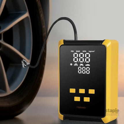Manan 12V 150PSI Portable Tire Inflator with LED Light-2018816706054590471