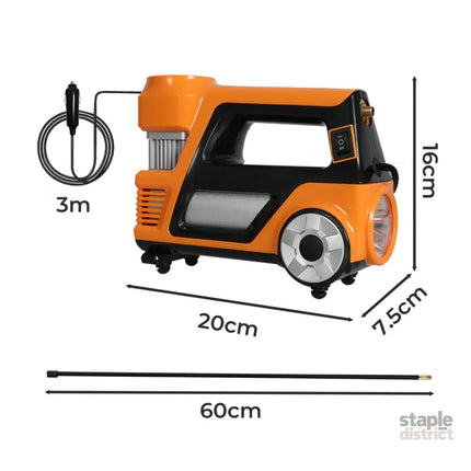 Manan 150PSI 12V Car Tyre Inflator Digital Air Pump LED-2018816668775616514