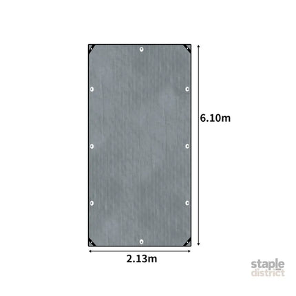 Manan Tarp Tarpaulin 200GSM Camping 2.13x6.1m-2018816693605896194