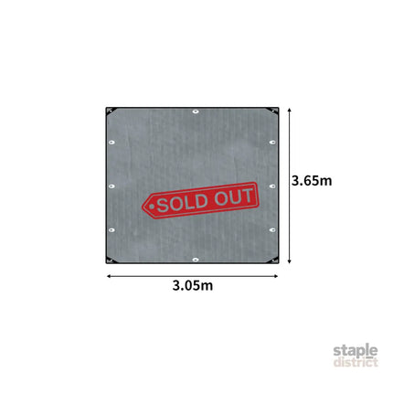 Manan Tarp Tarpaulin 200GSM Camping 3.05mx3.65m-2029387243914924034