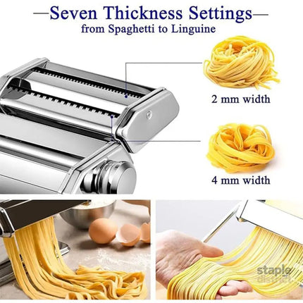 Manual Noodle Maker Dumpling Press Stainless Steel Noodle Machine Pasta Tool - Appliances > Kitchen Appliances >