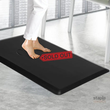 Marlow Anti Fatigue Mat Standing Desk 50x80cm Black Medium-2018816714669690886