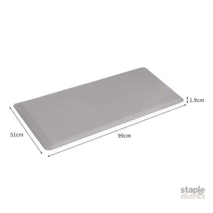 Marlow Anti Fatigue Mat Standing Desk 51x99cm Grey Large-2006733287556517890