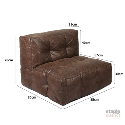 Marlow Bean Bag Cover Chair Modular-2018816837776707586