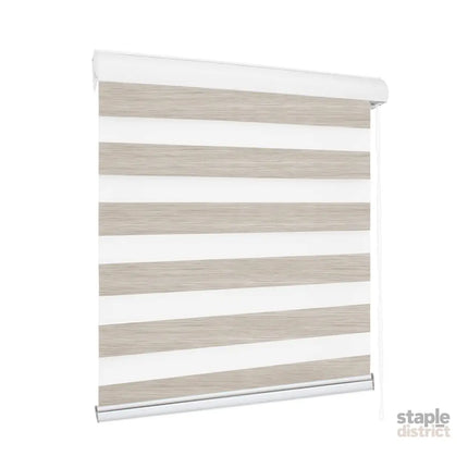 Marlow Blackout Zebra Roller Blind Curtains 150x210 Beige-2029387284964577280