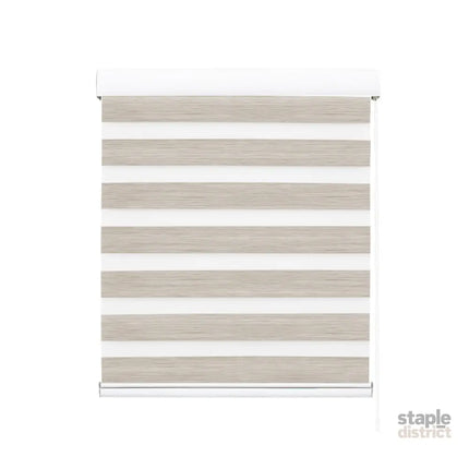 Marlow Blackout Zebra Roller Blind Curtains 150x210 Beige-2029387284964577281