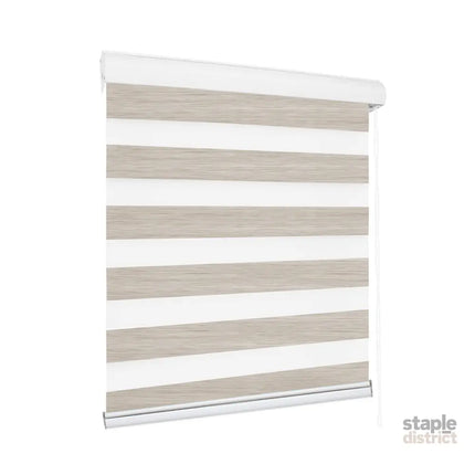 Marlow Blackout Zebra Roller Blind Curtains 90x210 Beige-2018816733699248128