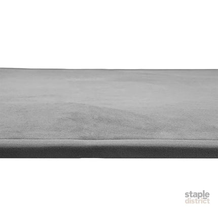 Marlow Coral Velvet Area Rugs Large Mat 120x200cm Grey-2018816744579272709