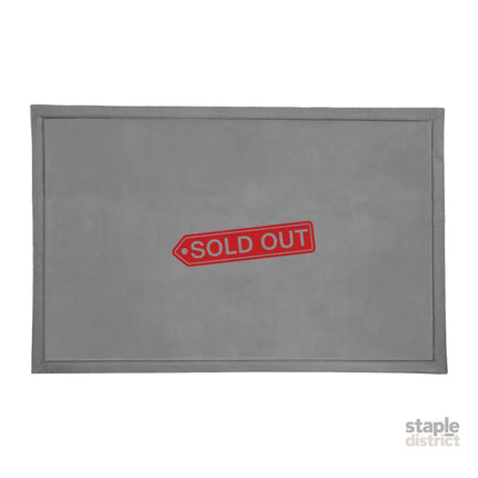 Marlow Coral Velvet Area Rugs Large Mat 120x200cm Grey-2018816744579272712