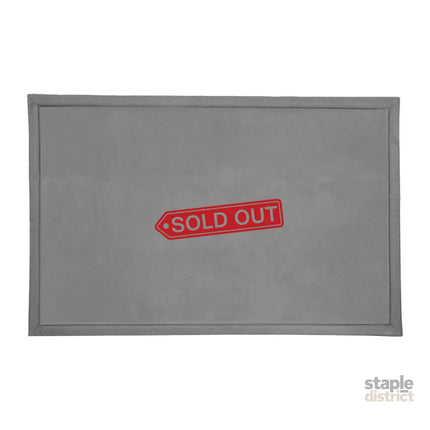Marlow Coral Velvet Area Rugs Large Mat 120x200cm Grey-2018816744579272704