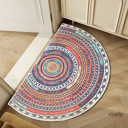 Marlow Door Mat Half Moon Semi-Circle Rug 60x90-2018816657845260295