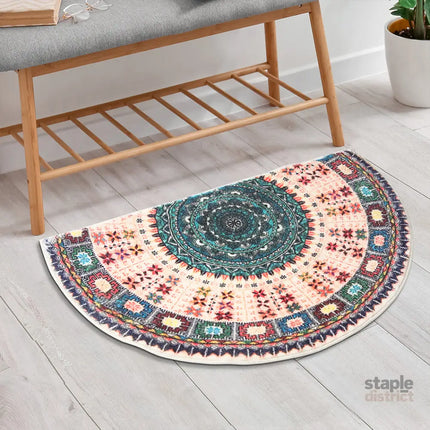 Marlow Door Mat Half Moon Semi-Circle Rug 60x90-2018816672164614150