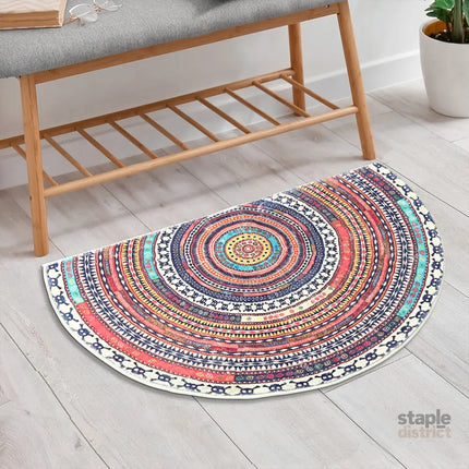 Marlow Door Mat Half Moon Semi-Circle Rug 60x90-2018816657845260294