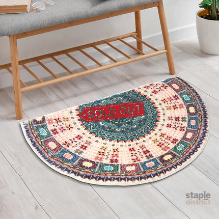 Marlow Door Mat Half Moon Semi-Circle Rug 60x90-2018816672164614150