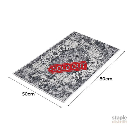 Marlow Floor Mat Rugs Shaggy Rug Large 50x80cm-2029387258850840578