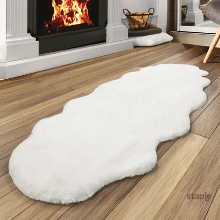 Marlow Floor Rug Area Rugs Cloud Fluffy 60X160cm White-2018816752720416775
